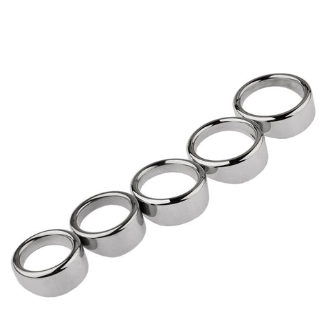 BDStyle Stainless Steel Chrome Rooster Penis Ring - Steel Cock Rings