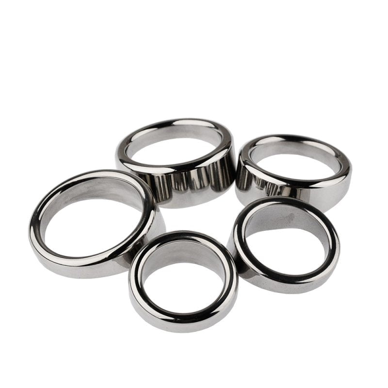 BDStyle Stainless Steel Chrome Rooster Penis Ring - - Steel Cock Rings