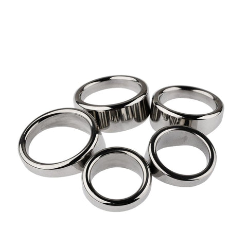 BDStyle Stainless Steel Chrome Rooster Penis Ring - Steel Cock Rings