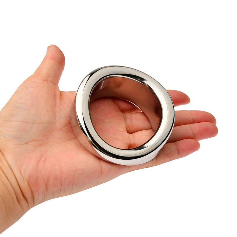 BDStyle Heavy Duty Erection Enhancer Metal Penis Ring - - Steel Cock Rings