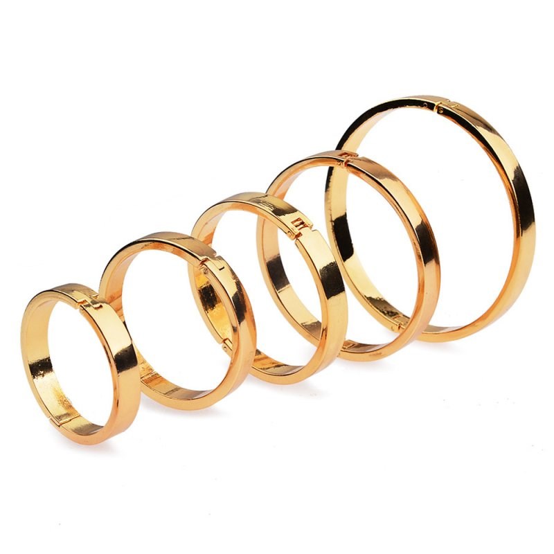 BDStyle Delayed Ejaculation Male Metal Cock Ring - - Steel Cock Rings