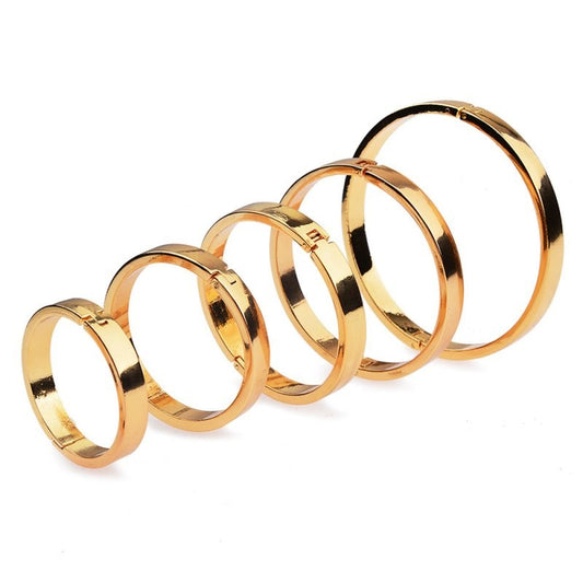 BDStyle Delayed Ejaculation Male Metal Cock Ring - Steel Cock Rings