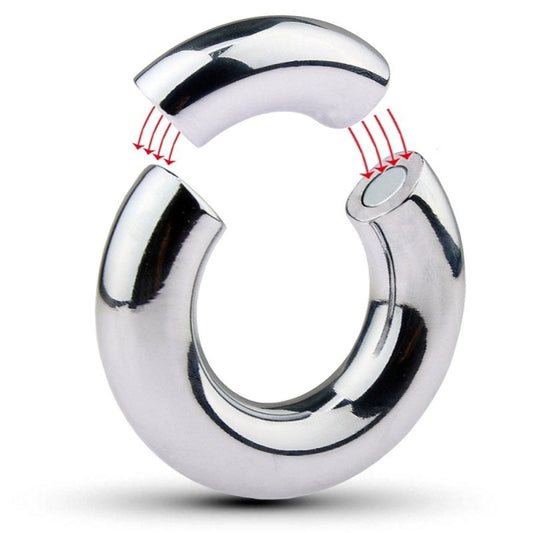 BDStyle Magnetize Stainless Steel Magnetic Mens Cock Ring - Steel Cock Rings