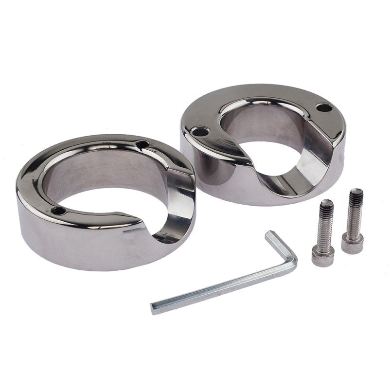 BDStyle Master Series Stainless Steel Male Penis Trap - - Steel Cock Rings