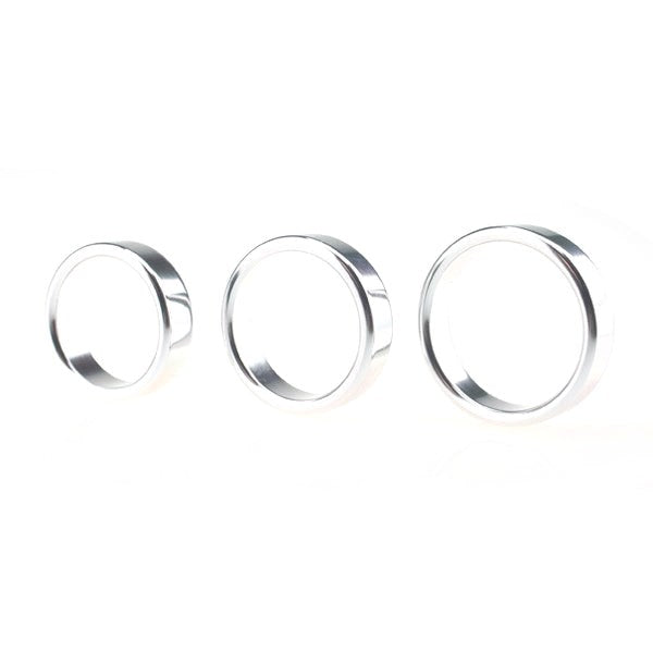 BDStyle Colorful Aluminum Erection Enhancer Cock Ring Small - - Steel Cock Rings