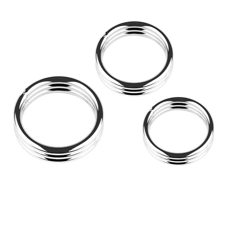 BDStyle Echo Stainless Steel Mens Cock Ring - - Steel Cock Rings