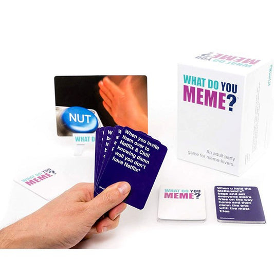 AJB What Do You Meme? Adult Party Game - Sex Games, Coupons and Tricks