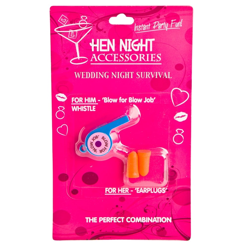 Seven Creations Hen Night FOR HIM Blow For Blow Job Whitsle - Party Gifts and Novelties