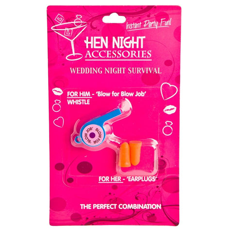 Seven Creations Hen Night FOR HIM Blow For Blow Job Whitsle - Party Gifts and Novelties