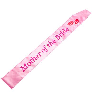 MDI Pink Flashing Mother Of The Bride Sash - - Party Gifts and Novelties