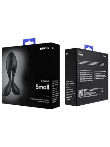 Bendz Bendable Vibrating Butt Plug Black by Nexus Sex Toys