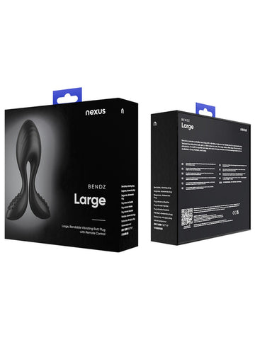 Bendz Bendable Vibrating Butt Plug Black by Nexus Sex Toys