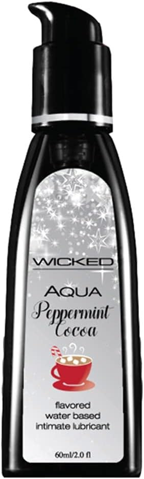 Wicked Sensual Care Aqua Water based Lubricant Peppermint Cocoa 60ml - Water Based Lubes