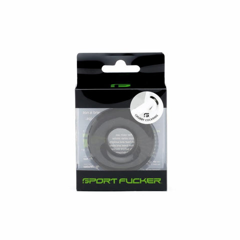 Sport Fucker Chubby Rubber Stretchy Cock Ring - Stretchy Cock Rings