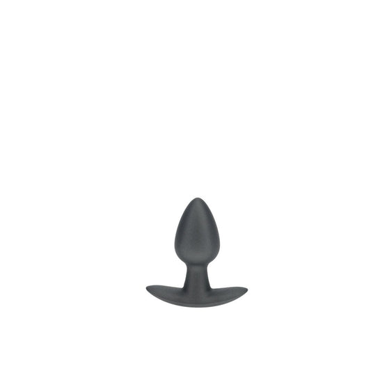 Shots OUCH! 6.5 cm Small Metallic Silicone Butt Plug - Butt Plugs