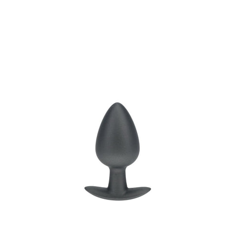 Shots OUCH! 8.9 cm Large Metallic and Soft Silicone Anal Plug - Butt Plugs