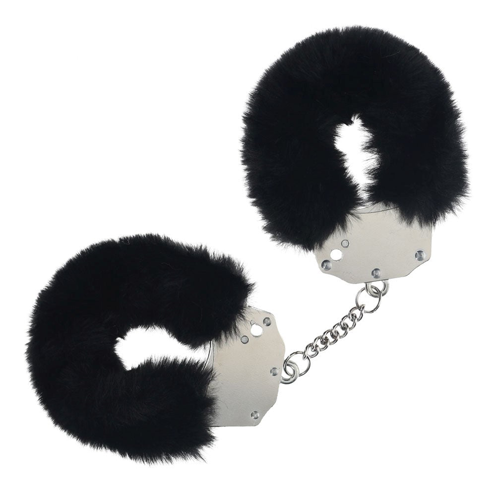 Shots OUCH! Heavy Duty Fluffy Bondage Hand Cuffs Restraints - Cuffs And Restraints