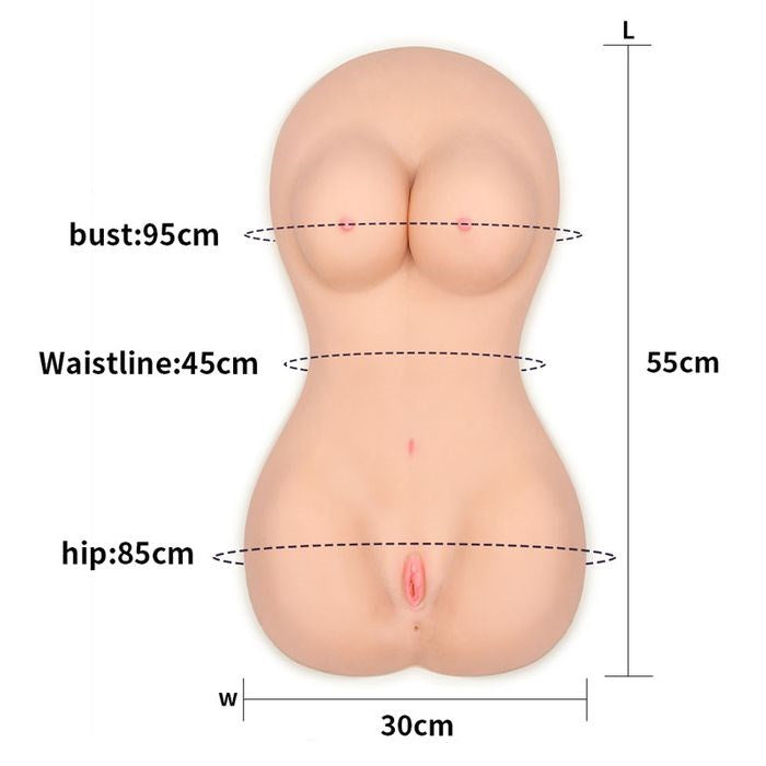 Lovetoy Feel Me Bare Lifesize Mega Male Masturbator - Masturbators and Strokers