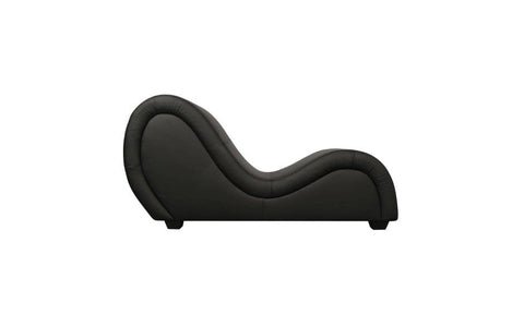 Daytona Kama Sutra Mebon Chaise Love Lounge Leather Black - Sex Furniture