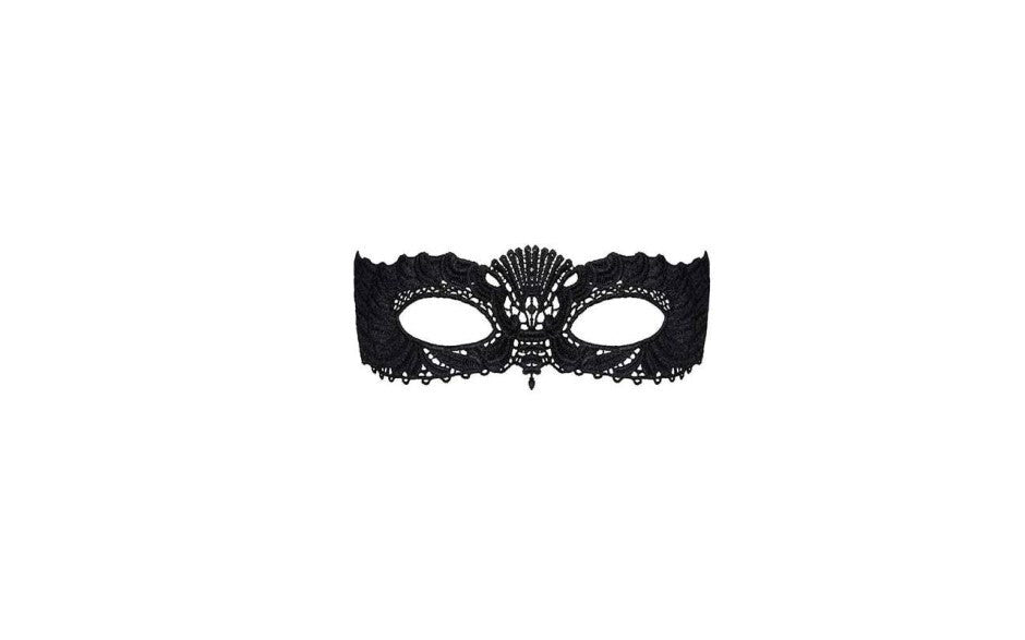 Obsessive A700 Black Sexy Eye Mask with Ribbon Tie - - Masks And Blindfolds