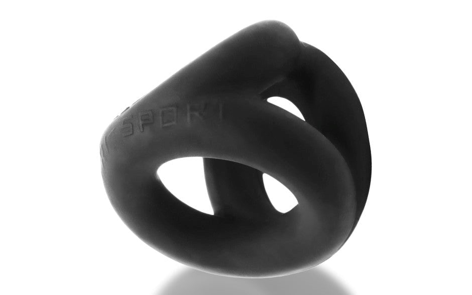 OxBalls Tri Sport 3 Sized 3 Ring Cock And Ball Sling Night Edition - - Ball and Cock Toys