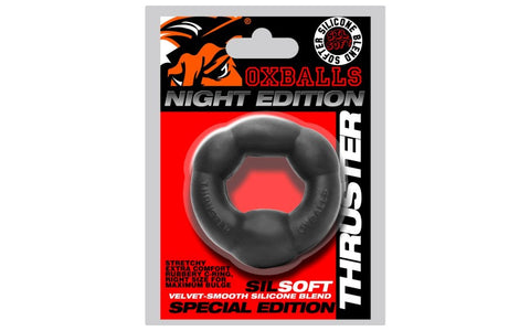OxBalls Thruster Comfort Bulge Lifter Cock Ring Night Edition - Stretchy Cock Rings