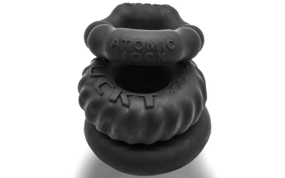 OxBalls Bone Maker 3 Pack Boner Stretchy Cock Ring Night Edition - - Stretchy Cock Rings