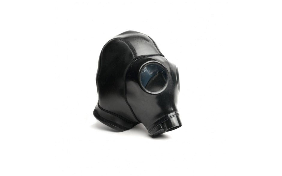 XTRM Neoprene Gas Mask Bondage Hood - - Bondage Hoods