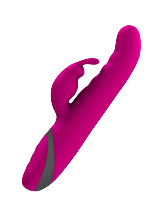 BMS Factory Commotion Cha Cha Thrusting Rabbit Vibrator Raspberry - Rabbit Vibrators