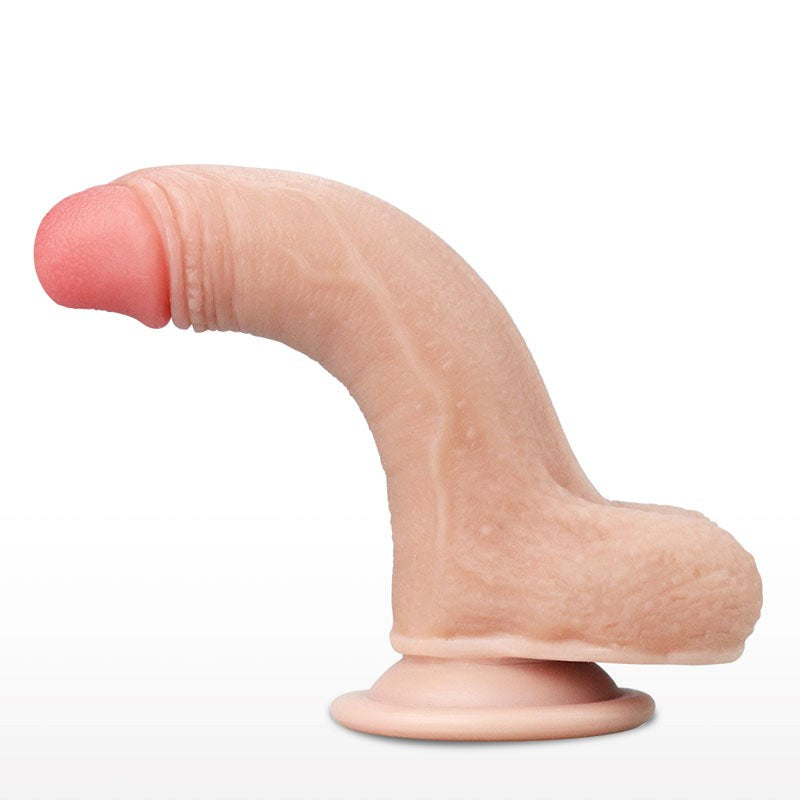 Lovetoy Sliding Skin Dual Layer Realistic Dong With Flexible Skin Flesh - Realistic Dildos