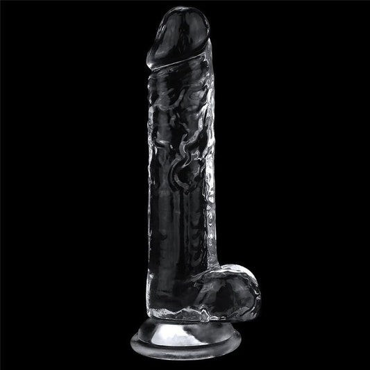 Lovetoy Flawless Suction Cup Base Realistic Dildo 19cm Clear - Realistic Dildos