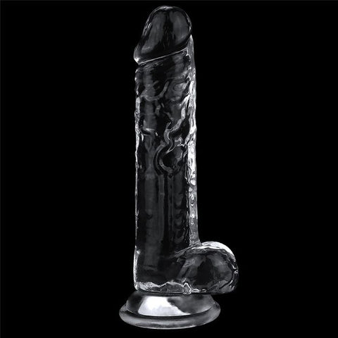 Lovetoy Flawless Suction Cup Base Realistic Dildo 19cm Clear - Realistic Dildos
