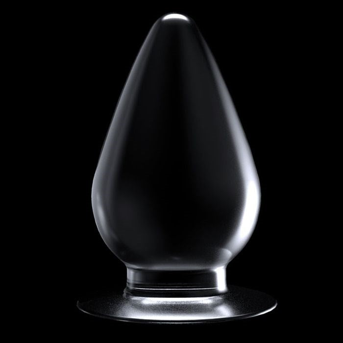 Lovetoy Flawless Tapered Tip Butt Plug 11.5cm Clear - Butt Plugs