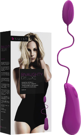 B Swish Bnaughty Deluxe 6 Function Remote Controlled Kegel Exercisers Raspberry - Love Eggs and Kegel Exercisers