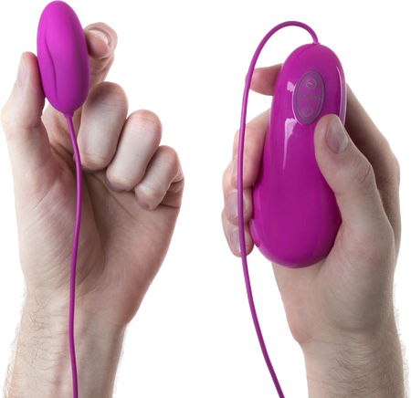 B Swish Bnaughty Deluxe 6 Function Remote Controlled Kegel Exercisers Raspberry - Love Eggs and Kegel Exercisers