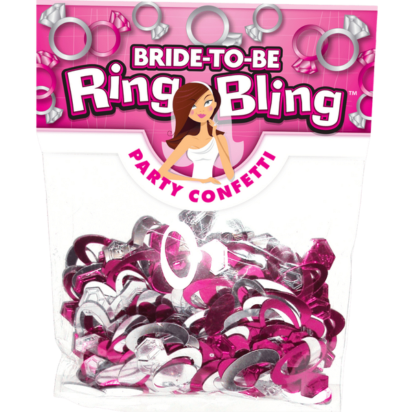 Bride To Be Ring Bling Bachelorette Party Confetti - Party Gifts and Novelties