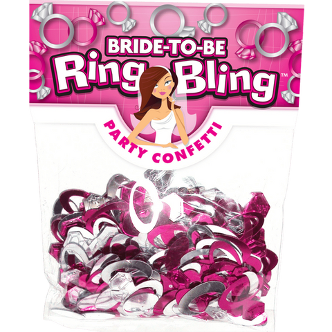 Bride To Be Ring Bling Bachelorette Party Confetti - Party Gifts and Novelties
