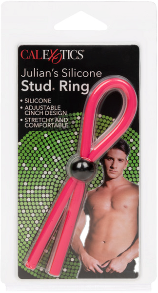 California Exotics Julians Silicone Stud Adjustable Cock Ring - - Stretchy Cock Rings
