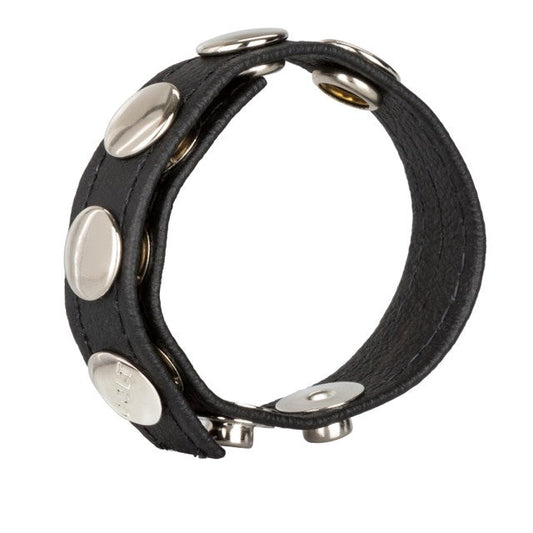 Colt Adjustable 5 Snap Fastener Leather C/B Strap Cock Ring - Cock Rings
