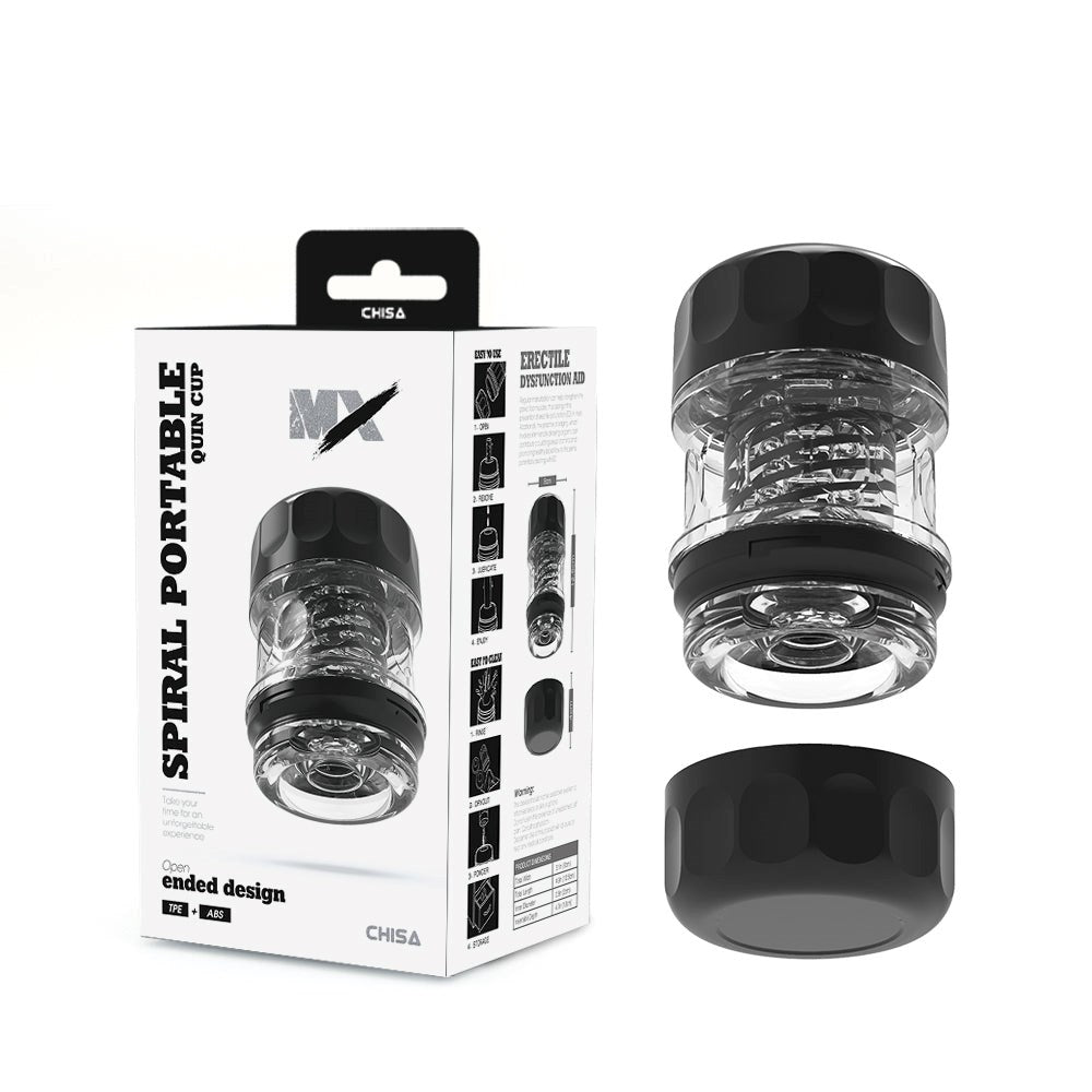 MX Spiral Portable Quin Cup Male Stroker - - Masturbators and Strokers
