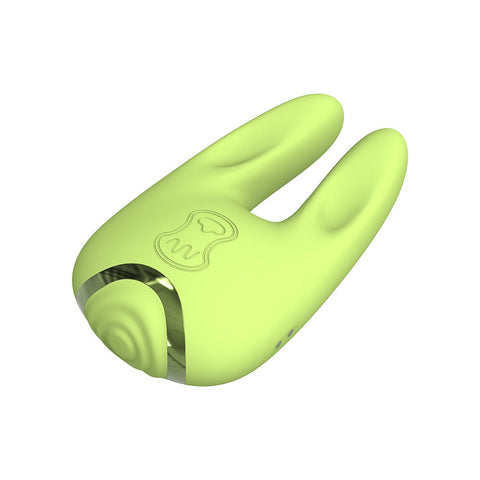 Kissen Satyr Waterproof Silicone Clitoral Vibrator Lime - Clit Ticklers and Pulsators