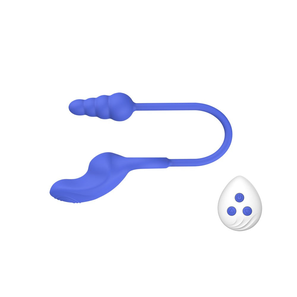 Kissen Dally Double Motor Clitoral Massager Blue - - Clit Ticklers and Pulsators