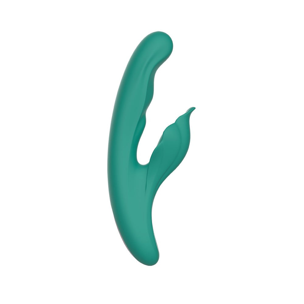 Kissen Kymo Triple Orgasm Rabbit Vibrator Green - - Rabbit Vibrators