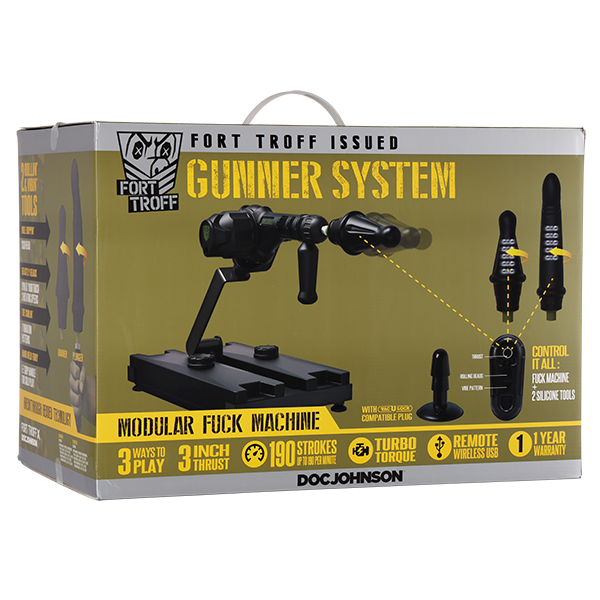 Doc Johnson Fort Troff Gunner System 3 In 1 Fuck Machine - Sex Machines