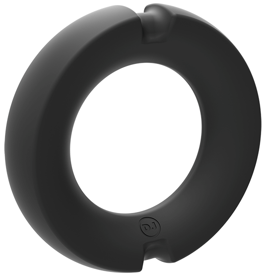 Doc Johnson Kink Silicone Covered Metal Cock Ring 45mm - Steel Cock Rings