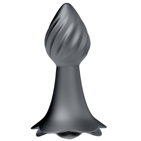 Iceberg Rose 10 Rhythms Vibrating Anal Plug - Butt Plugs