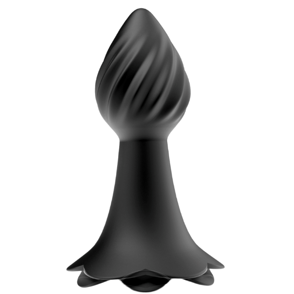 Iceberg Rose 10 Rhythms Vibrating Anal Plug - Butt Plugs