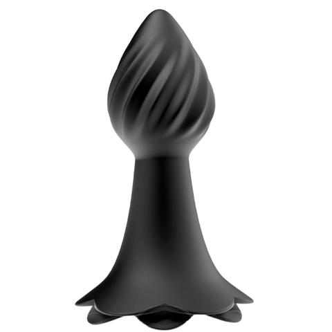 Iceberg Rose 10 Rhythms Vibrating Anal Plug - Butt Plugs