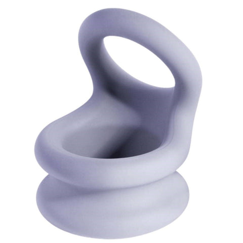 Macho Armor Stretchy and Durable Silicone Cock Ornament Large - Stretchy Cock Rings