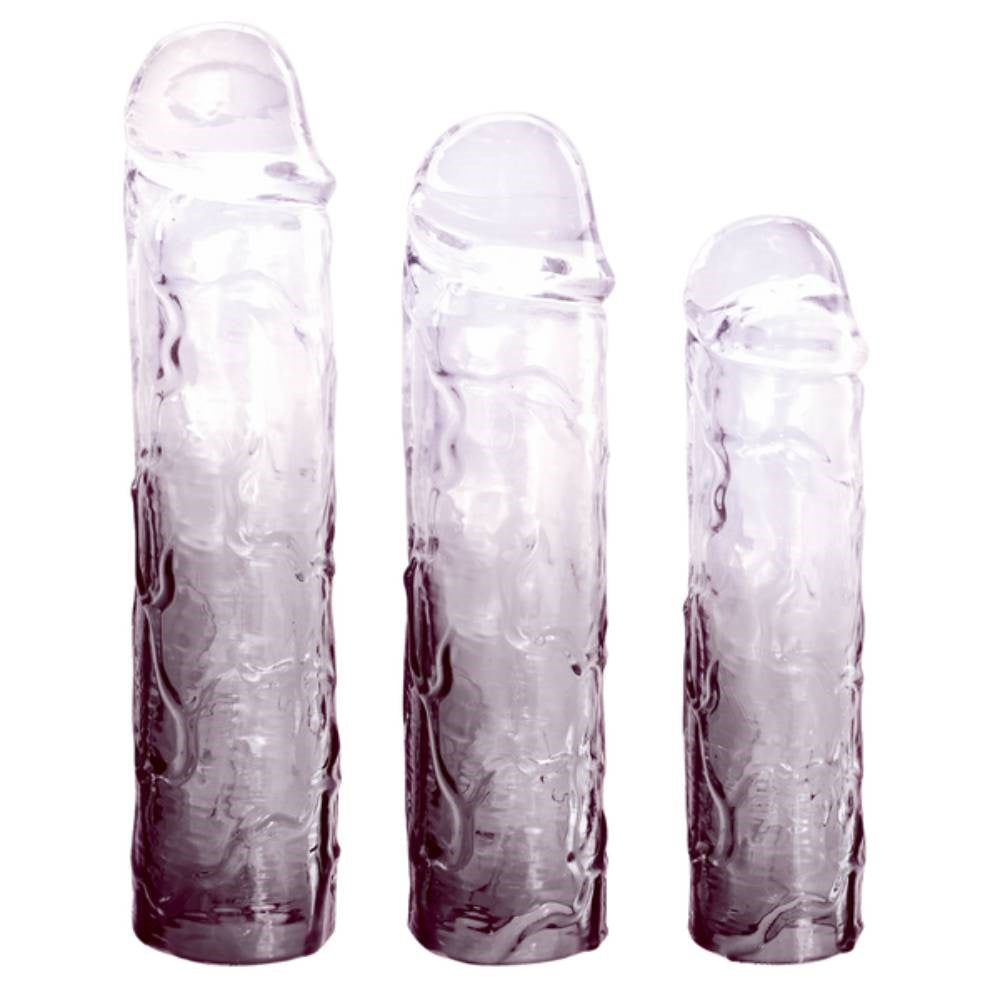 Massive 3 in 1 Mens Penis Extension Sleeve - - Penis Sleeves and Extenders